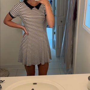 striped, collared dress. Never worn